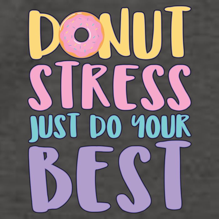 Donut Stress Just Do Your Best Vector Backpack