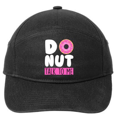 Donut Talk To Me 7-Panel Snapback Hat