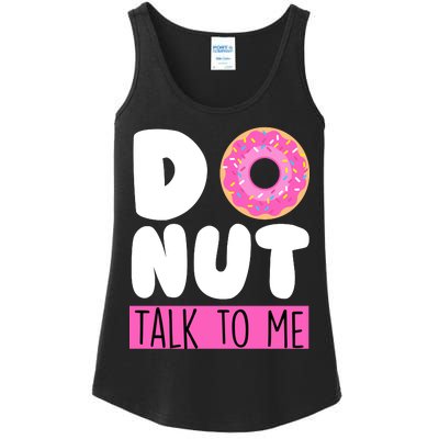 Donut Talk To Me Ladies Essential Tank