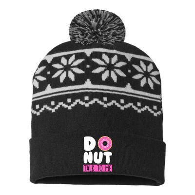 Donut Talk To Me USA-Made Snowflake Beanie