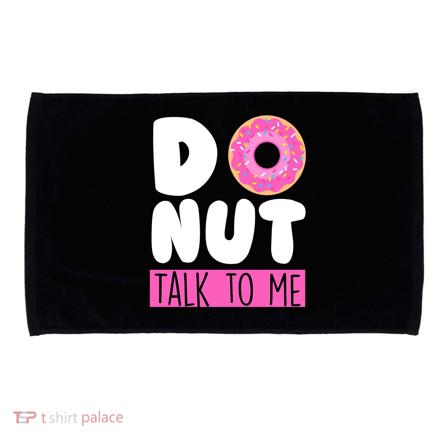 Donut Talk To Me Microfiber Hand Towel