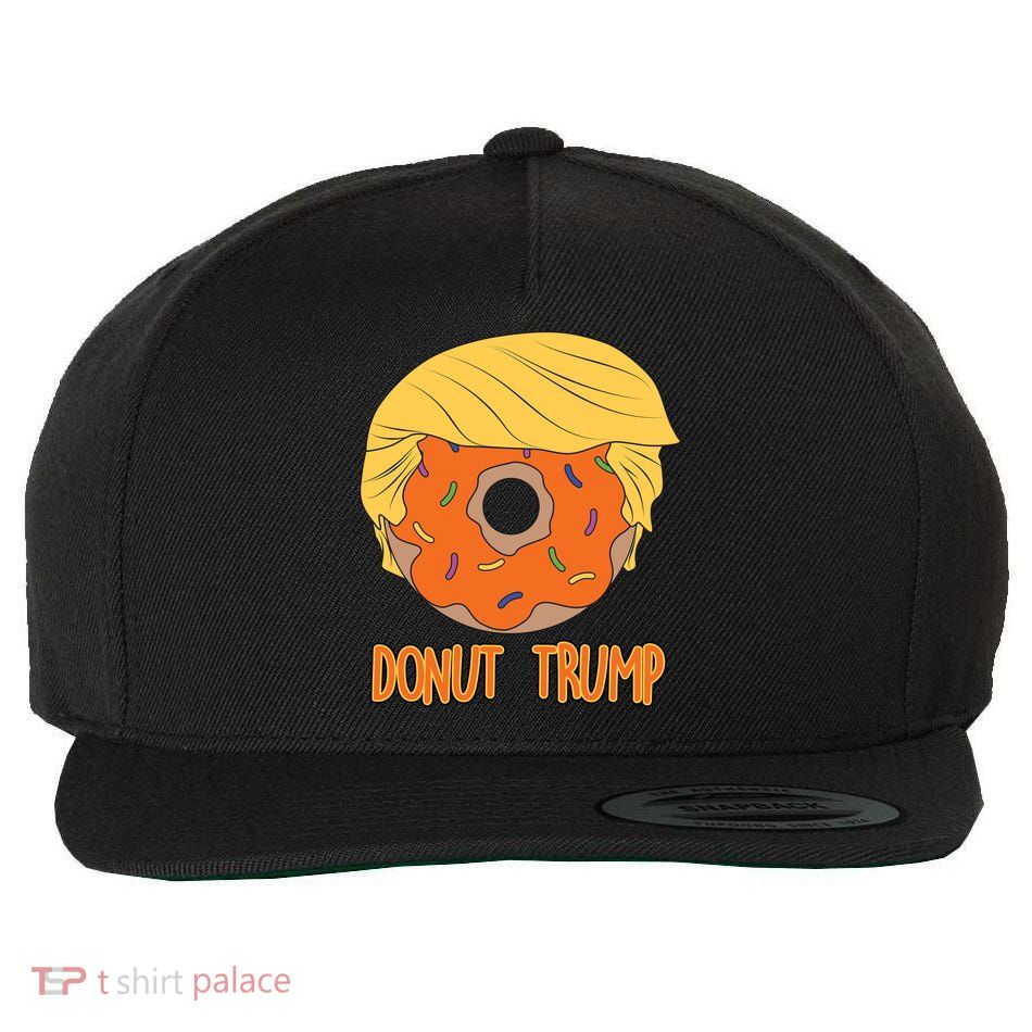 Donut Trump Wool Snapback Cap