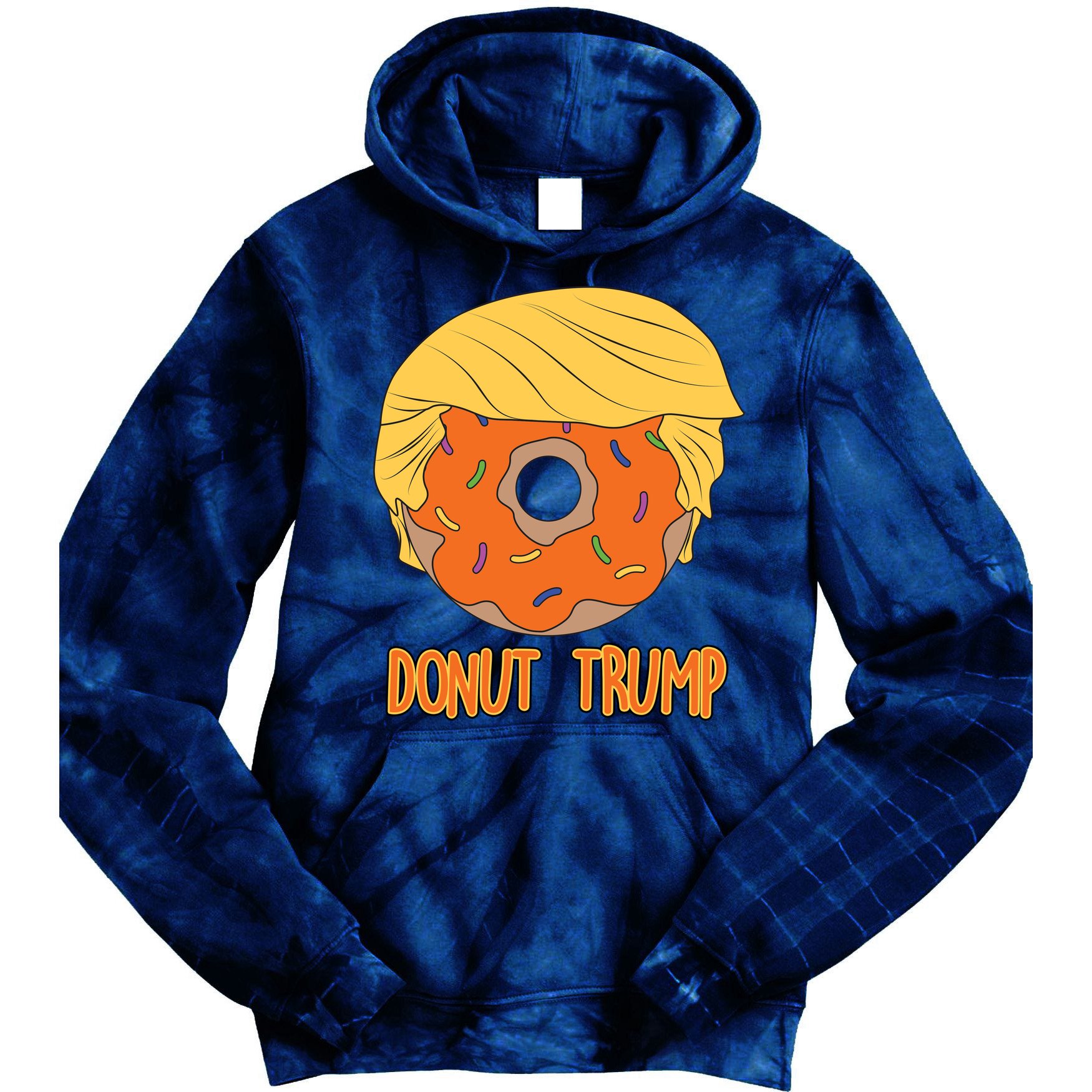 Donut Trump Tie Dye Hoodie