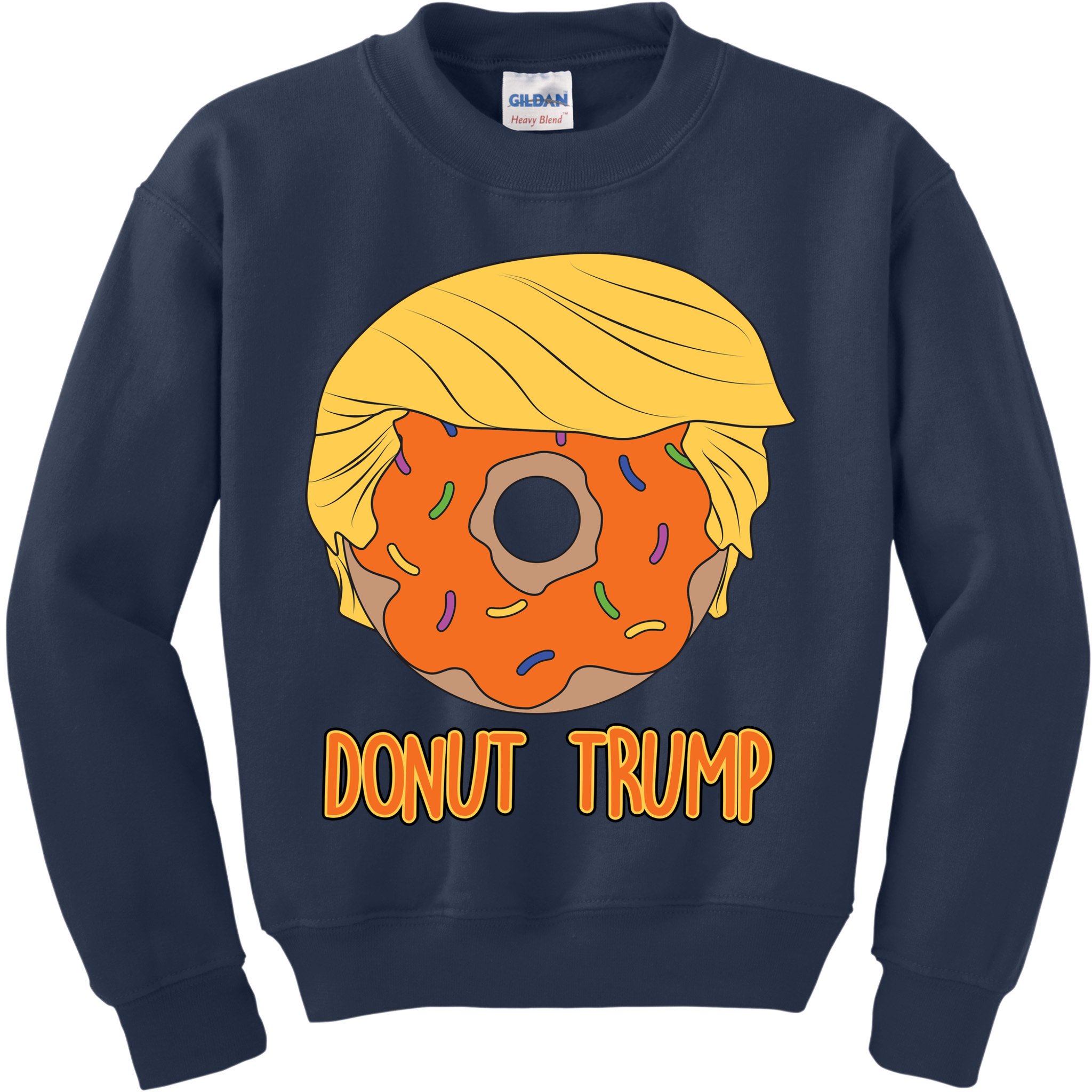 Donut Trump Kids Sweatshirt