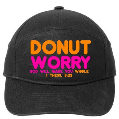 Donut Worry 7-Panel Snapback Hat
