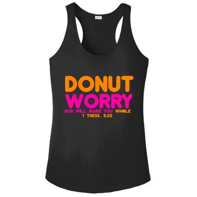 Donut Worry Ladies PosiCharge Competitor Racerback Tank
