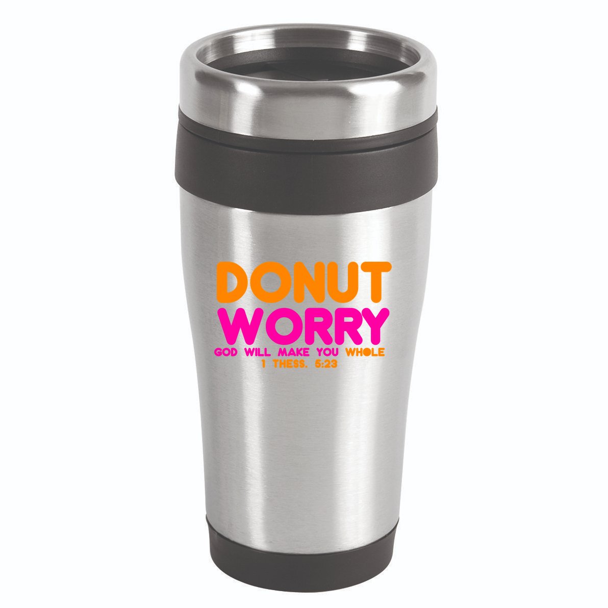 Donut Worry 16oz Travel Tumbler