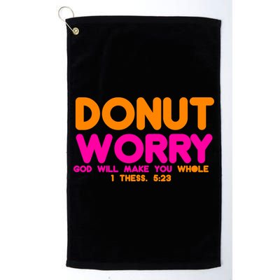 Donut Worry Golf Towel