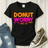 Donut Worry Womens T-Shirt