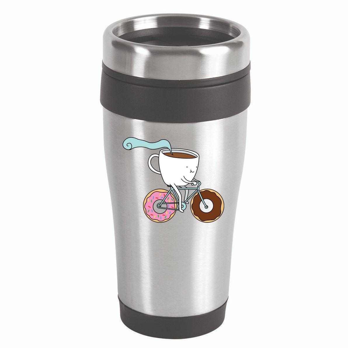 Donuts Coffee Bicycle  16oz Travel Tumbler