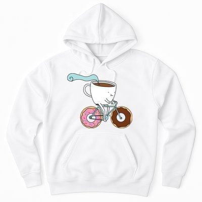 Donuts Coffee Bicycle  Hoodie