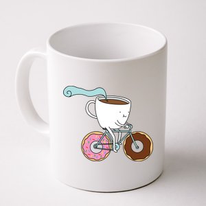 Donuts Coffee Bicycle  Coffee Mug