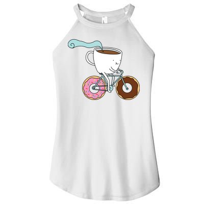 Donuts Coffee Bicycle  Women’s Perfect Tri Rocker Tank