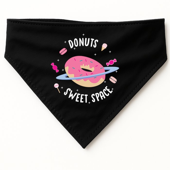 Donuts Sweet Space  USA-Made Doggie Bandana