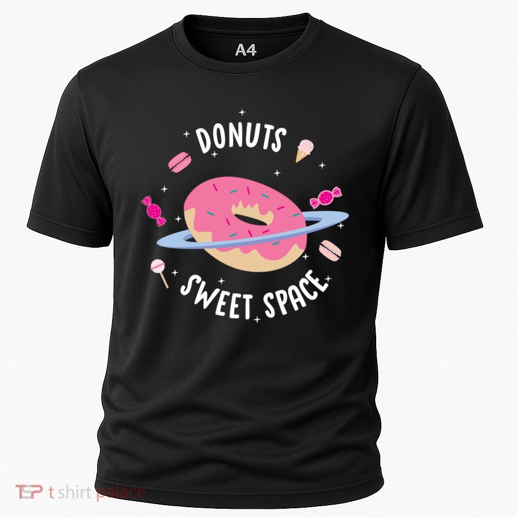 Donuts Sweet Space  Cooling Performance Crew T-Shirt