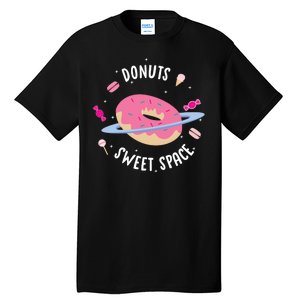 Donuts Sweet Space  Tall T-Shirt