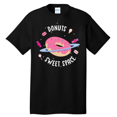 Donuts Sweet Space  Tall T-Shirt