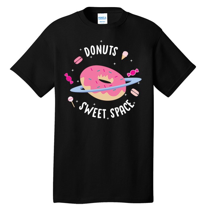 Donuts Sweet Space  Tall T-Shirt