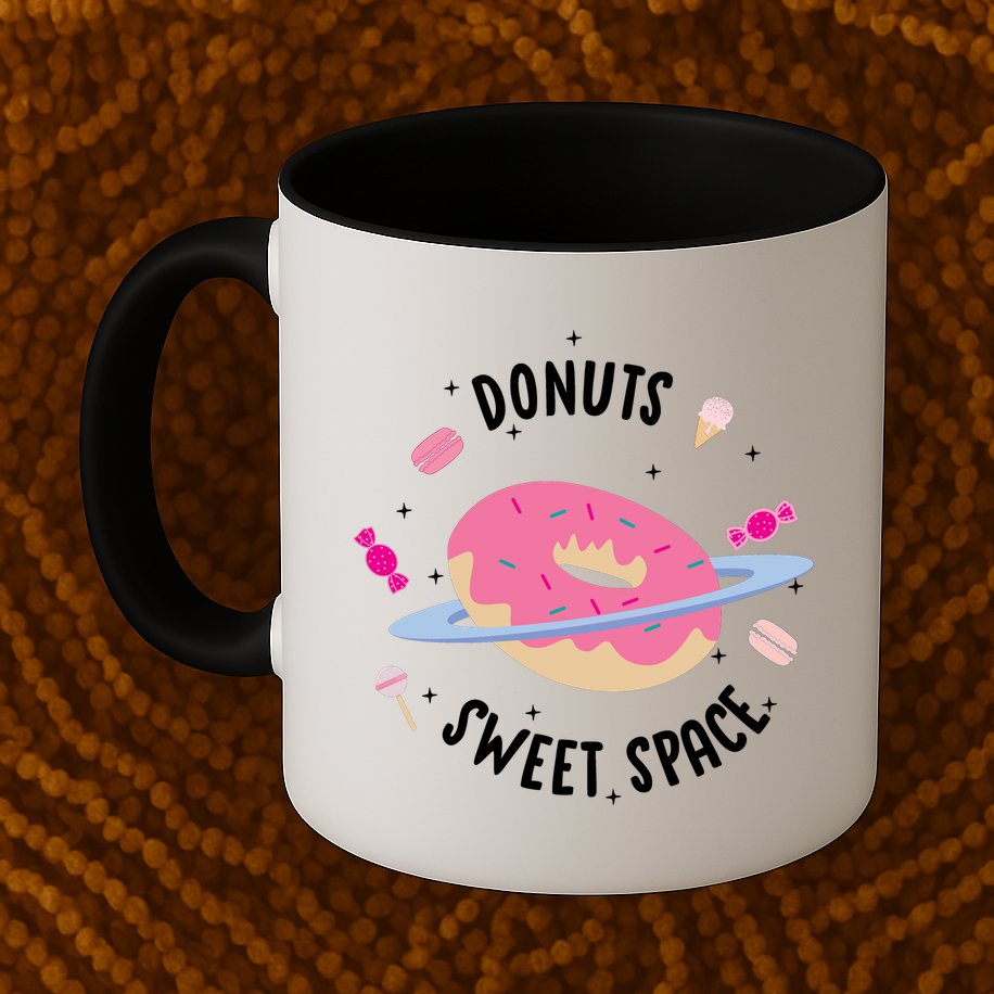 Donuts Sweet Space  Mug