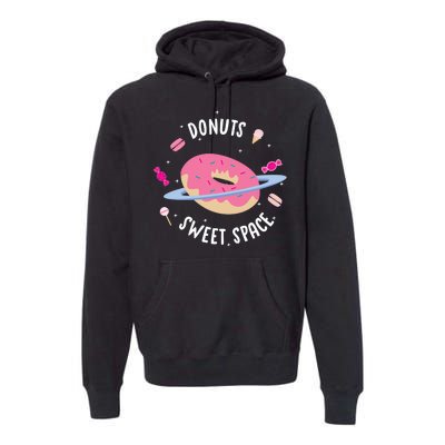 Donuts Sweet Space  Premium Hoodie