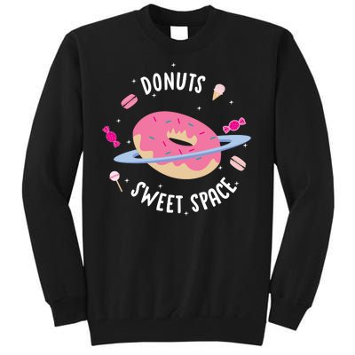 Donuts Sweet Space  Tall Sweatshirt