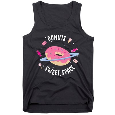 Donuts Sweet Space  Tank Top