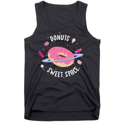 Donuts Sweet Space  Tank Top