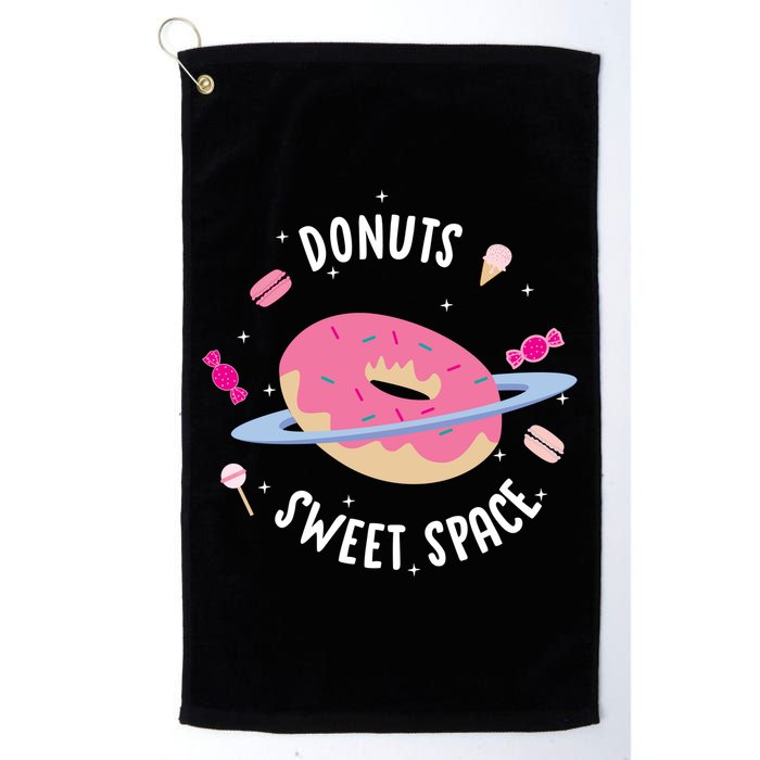 Donuts Sweet Space  Golf Towel