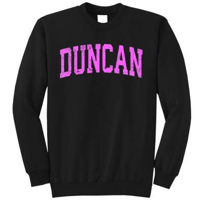 Duncan Oklahoma Ok Vintage Athletic Sports Design Sweatshirt