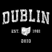 Dublin Ohio Oh Vintage Athletic Sports Long Sleeve Shirt