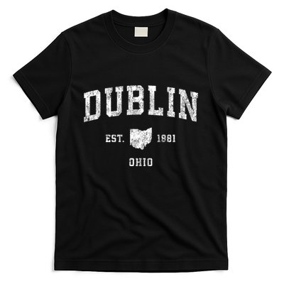 Dublin Ohio Oh Vintage Athletic Sports T-Shirt