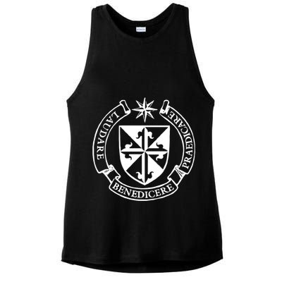 Dominican Order Of Preachers Meaningful Gift Ladies PosiCharge Tri-Blend Wicking Tank