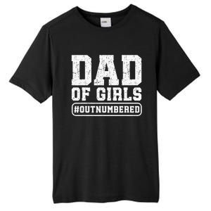 Dad of Outnumbered Funny Father's Day Tall Fusion ChromaSoft Performance T-Shirt