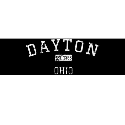 Dayton Ohio Oh Vintage Bumper Sticker