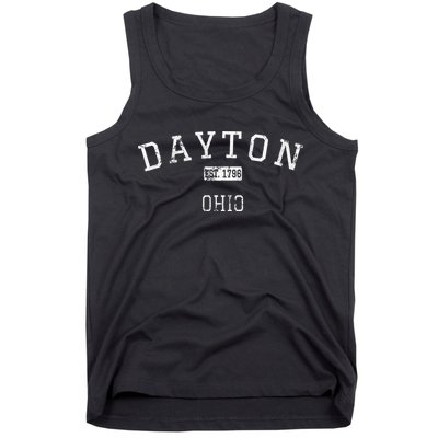 Dayton Ohio Oh Vintage Tank Top