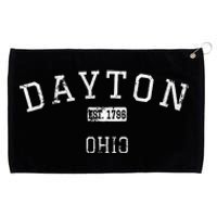 Dayton Ohio Oh Vintage Grommeted Golf Towel