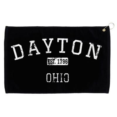 Dayton Ohio Oh Vintage Grommeted Golf Towel