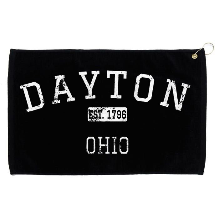 Dayton Ohio Oh Vintage Grommeted Golf Towel