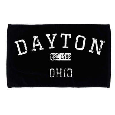 Dayton Ohio Oh Vintage Microfiber Hand Towel