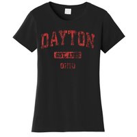 Dayton Ohio Oh Vintage Athletic Sports Women's T-Shirt