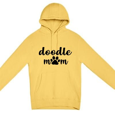 Doodle Mom Dog Mother Premium Pullover Hoodie