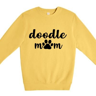 Doodle Mom Dog Mother Premium Crewneck Sweatshirt