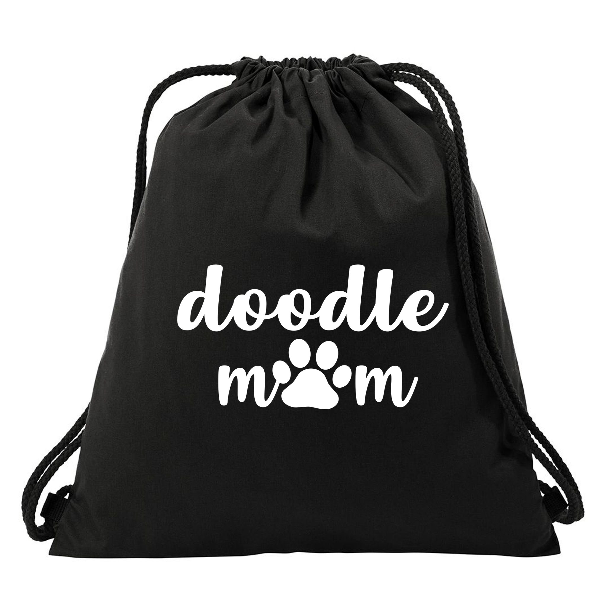 Doodle Mom Dog Mother Drawstring Bag