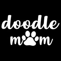 Doodle Mom Dog Mother Drawstring Bag