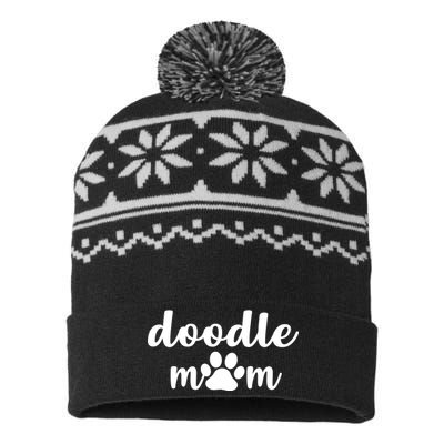 Doodle Mom Dog Mother USA-Made Snowflake Beanie