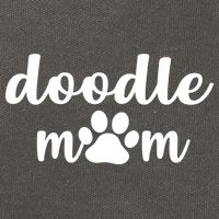 Doodle Mom Dog Mother Cotton Canvas Backpack