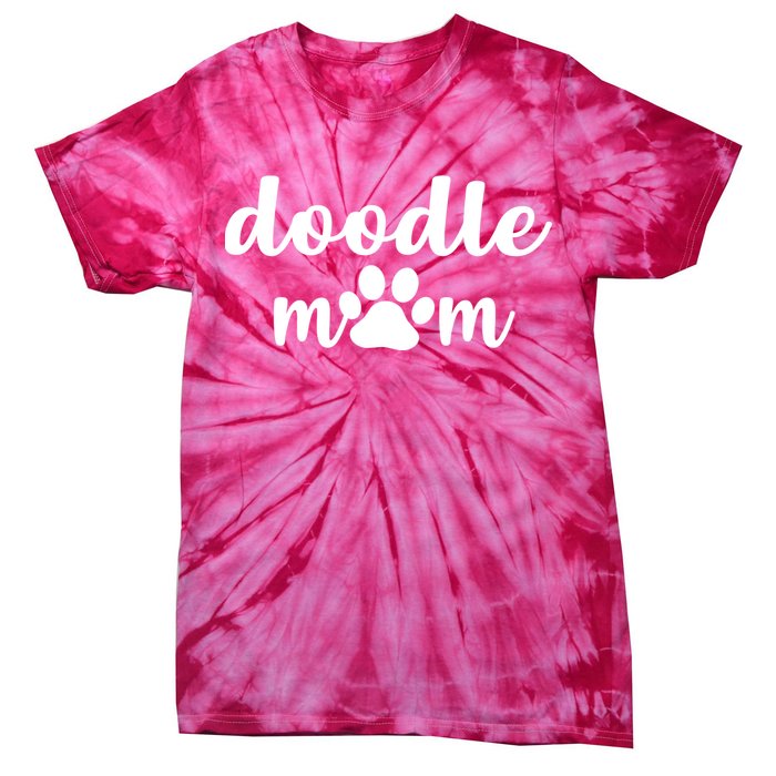 Doodle Mom Dog Mother Tie-Dye T-Shirt