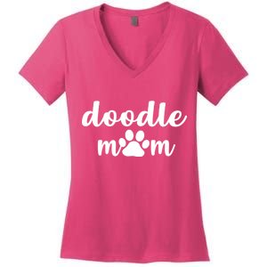 Doodle Mom Dog Mother Women's V-Neck T-Shirt