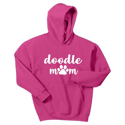 Doodle Mom Dog Mother Kids Hoodie