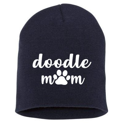 Doodle Mom Dog Mother Short Acrylic Beanie